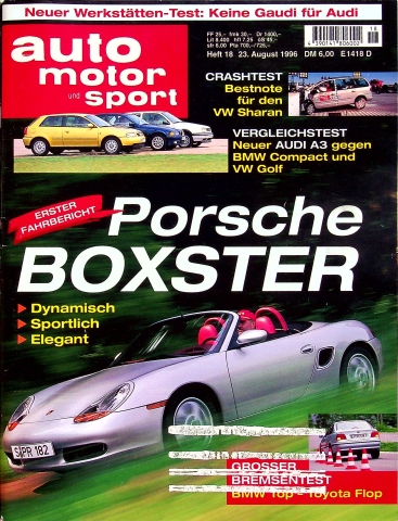 Deckblatt Auto Motor und Sport (18/1996)